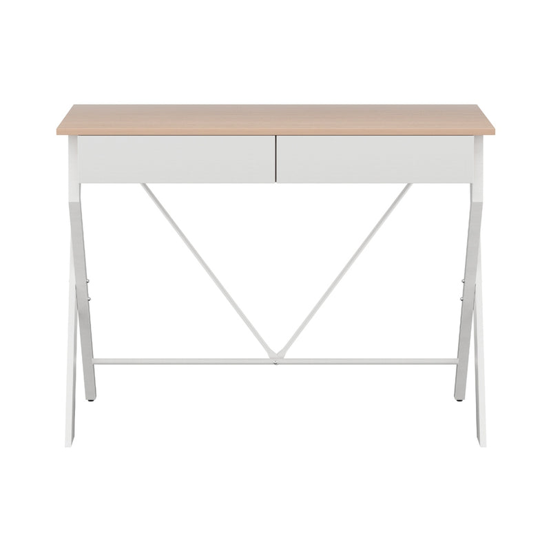 Artiss Computer Desk Drawer Oak 100CM